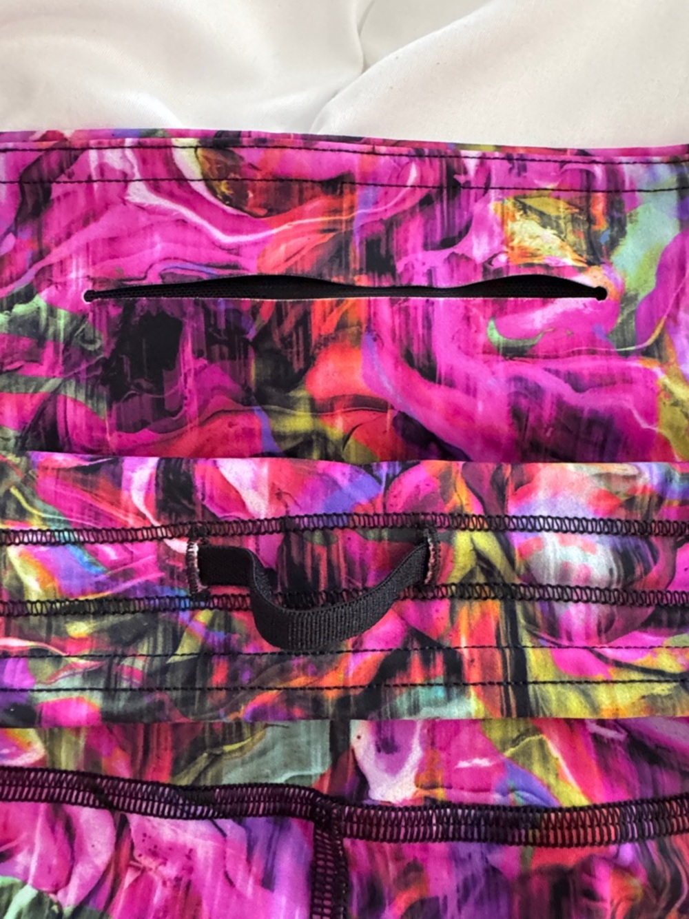 Lululemon Base Pace High Rise Running Tights Hyper Flow Pink Size 14 25” inseam - Picture 5 of 6